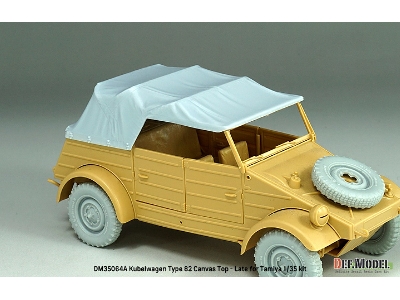 Kubelwagen Type 82 Canvas Top-late (For Tamiya) - zdjęcie 10
