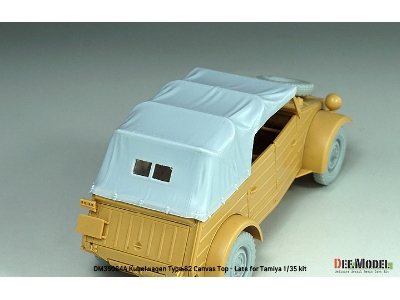 Kubelwagen Type 82 Canvas Top-late (For Tamiya) - zdjęcie 11