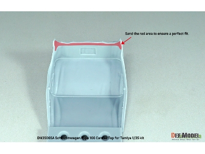Schwimmwagen Type 166 Canvas Top (For Tamiya) - zdjęcie 6