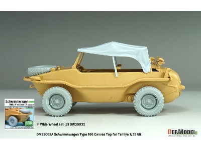 Schwimmwagen Type 166 Canvas Top (For Tamiya) - zdjęcie 12