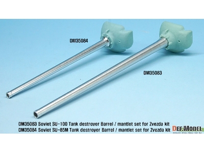 Soviet Su-100 Tank Destroyer Barrel / Mantlet Set (For Zvezda New Kit) - zdjęcie 7
