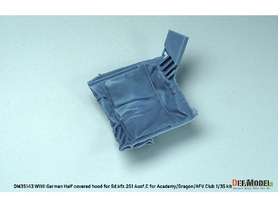 Half Covered Hood For Sd.Kfz.251 Ausf.C (For Academy/Dragon/Afv Club Kit) - zdjęcie 3