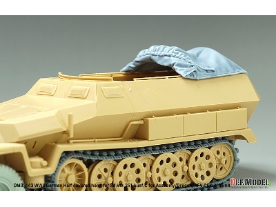 Half Covered Hood For Sd.Kfz.251 Ausf.C (For Academy/Dragon/Afv Club Kit) - zdjęcie 7