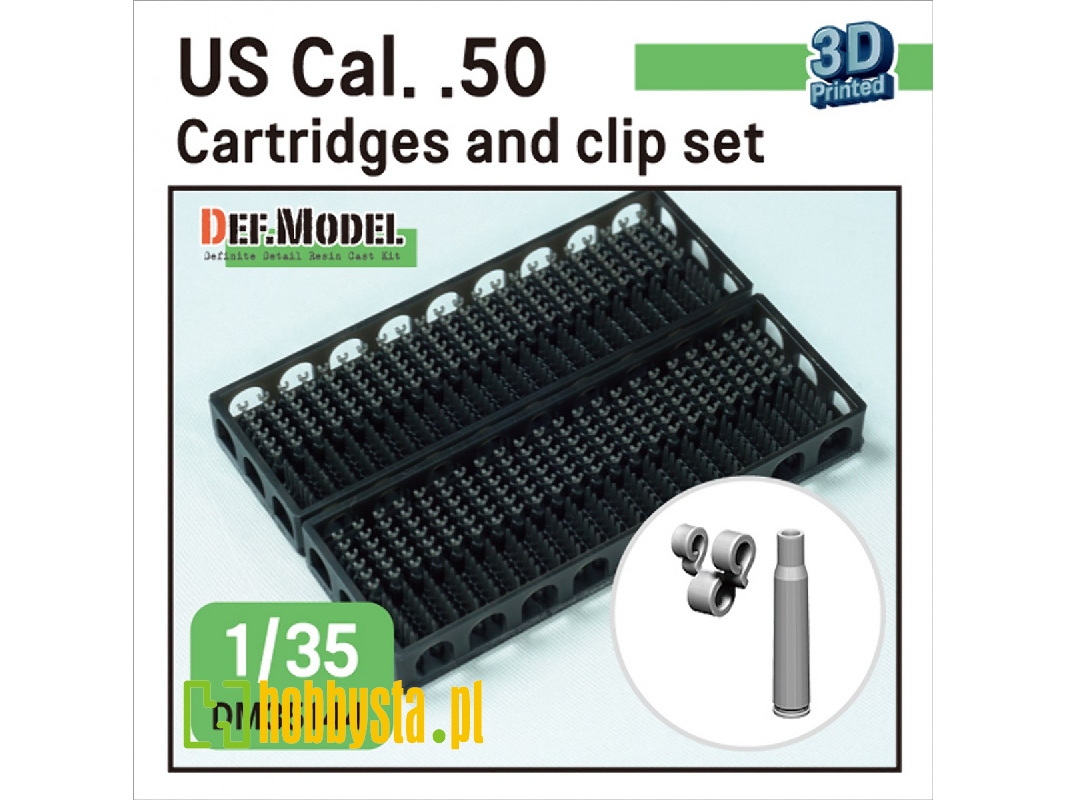 Us Cal. .50 Cartridges And Clip Set (Over 250 Cartridges And Clip Parts) - zdjęcie 1