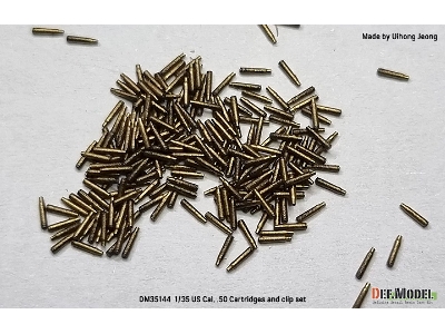 Us Cal. .50 Cartridges And Clip Set (Over 250 Cartridges And Clip Parts) - zdjęcie 6