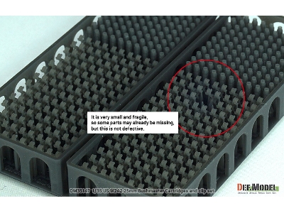 Us 25mm M242 Bushmaster Cartridges And Clip Set (Over 200 Cartridges And Clip Parts For M2/M3, Lav-25, Apc Kit) - zdjęcie 4