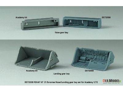 Rokaf Kf-21 Boramae Nose/Landing Gear Bay Set (For Academy Kit) - zdjęcie 11
