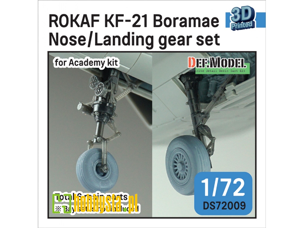 Rokaf Kf-21 Boramae Nose/Landing Gear Set (For Academy Kit) - zdjęcie 1 Rokaf Kf-21 Boramae Nose/Landing Gear Set (For Academy Kit) - zdjęcie 1