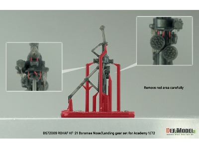 Rokaf Kf-21 Boramae Nose/Landing Gear Set (For Academy Kit) - zdjęcie 4