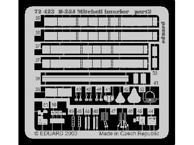  B-25J interior 1/72 - Hasegawa - blaszki - zdjęcie 3