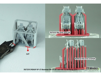 Rokaf Kf-21 Boramae Mb Kr18a Ejection Seat Set (For Academy Kit) - zdjęcie 7