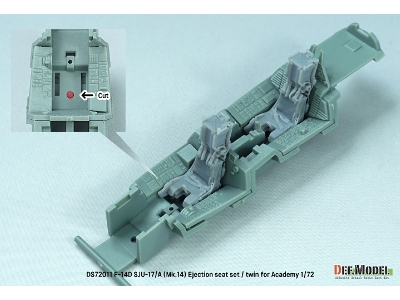 F-14d Tomcat Sju-17/A(Mk.14) Ejection Seat Set (For Academy Kit) - zdjęcie 7