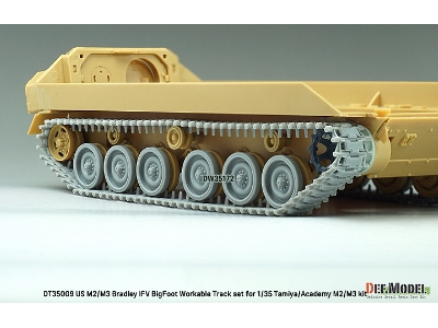 Us M2/M3 Bradley Ifv Bigfoot Workable Track Set (For Tamiya/Academy Kit) - zdjęcie 9