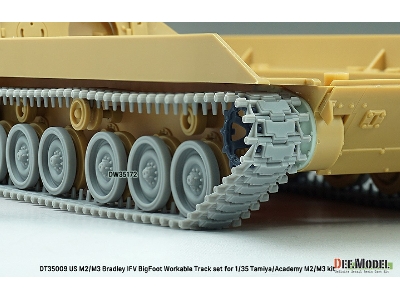 Us M2/M3 Bradley Ifv Bigfoot Workable Track Set (For Tamiya/Academy Kit) - zdjęcie 12