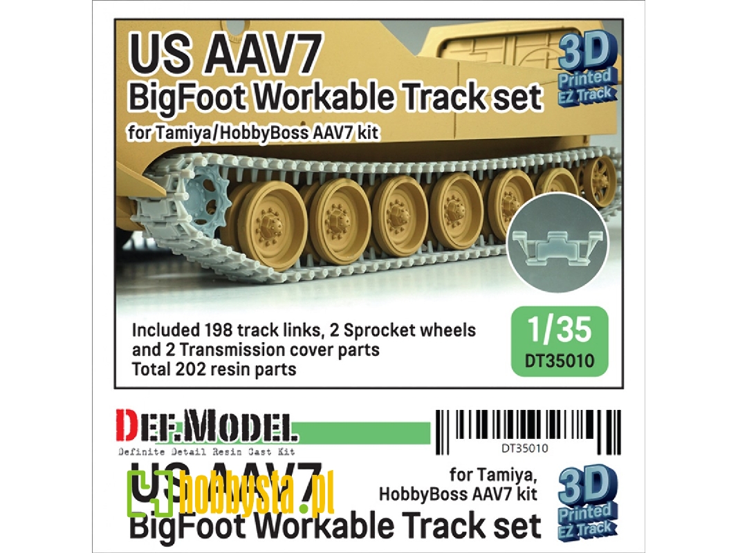 Us Aav7 Bigfoot Workable Track Set (For Tamiya/Hobbyboss Kit) - zdjęcie 1 Us Aav7 Bigfoot Workable Track Set (For Tamiya/Hobbyboss Kit) - zdjęcie 1