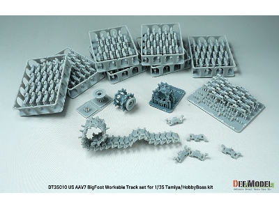 Us Aav7 Bigfoot Workable Track Set (For Tamiya/Hobbyboss Kit) - zdjęcie 3