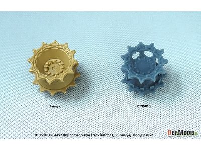 Us Aav7 Bigfoot Workable Track Set (For Tamiya/Hobbyboss Kit) - zdjęcie 7
