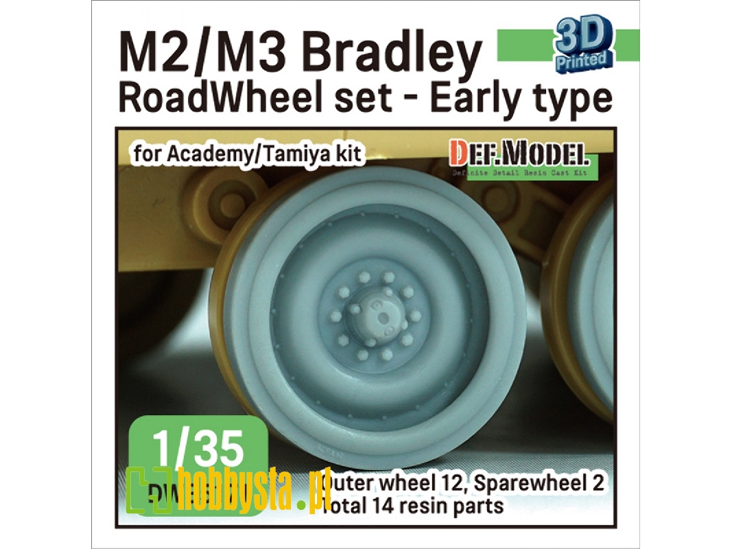 M2/M3 Bradley Roadwheel Set - Early Type (For Academy/Tamiya Kit) - zdjęcie 1 M2/M3 Bradley Roadwheel Set - Early Type (For Academy/Tamiya Kit) - zdjęcie 1