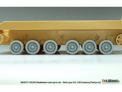 M2/M3 Bradley Roadwheel Set - Early Type (For Academy/Tamiya Kit) - zdjęcie 8