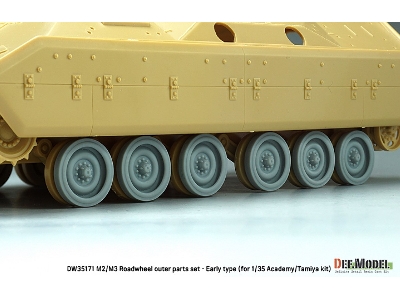 M2/M3 Bradley Roadwheel Set - Early Type (For Academy/Tamiya Kit) - zdjęcie 10