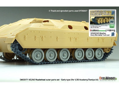 M2/M3 Bradley Roadwheel Set - Early Type (For Academy/Tamiya Kit) - zdjęcie 11
