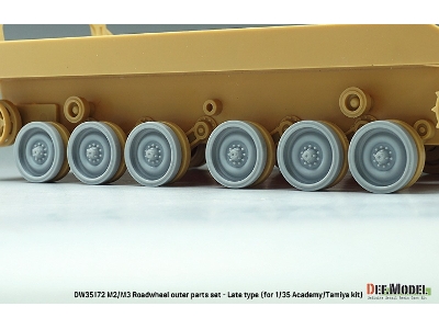 M2/M3 Bradley Roadwheel Set - Late Type (For Academy/Tamiya Kit) - zdjęcie 7