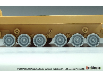 M2/M3 Bradley Roadwheel Set - Late Type (For Academy/Tamiya Kit) - zdjęcie 8