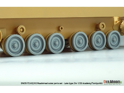 M2/M3 Bradley Roadwheel Set - Late Type (For Academy/Tamiya Kit) - zdjęcie 9