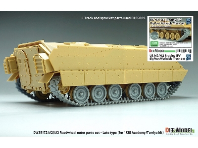 M2/M3 Bradley Roadwheel Set - Late Type (For Academy/Tamiya Kit) - zdjęcie 11
