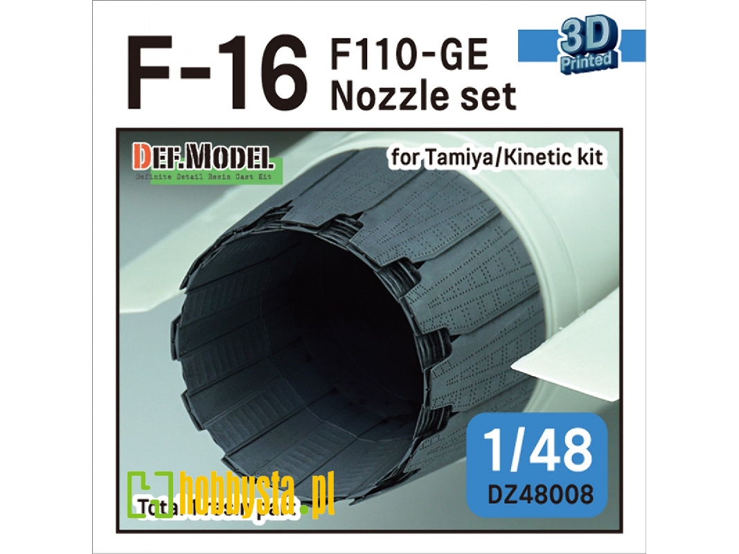 F-16 F110-ge Nozzle Set - (For Tamiya/Kinetic Kit) - zdjęcie 1