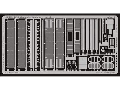  B-26 bomb bay 1/48 - Monogram - blaszki - zdjęcie 2