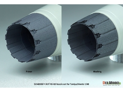 F-16 F110-ge Nozzle Set - (For Tamiya/Kinetic Kit) - zdjęcie 8