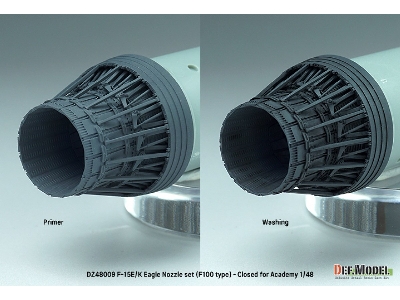 F-15e/K Eagle F100 Type Nozzle Set - Closed (For Academy Kit) - zdjęcie 7