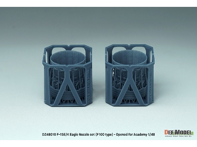 F-15e/K Eagle F100 Type Nozzle Set - Opened (For Academy Kit) - zdjęcie 2
