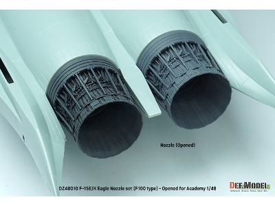 F-15e/K Eagle F100 Type Nozzle Set - Opened (For Academy Kit) - zdjęcie 8
