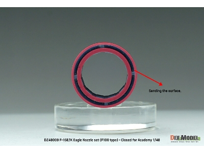 F-15e/K Eagle F100 Type Nozzle Set - Opened (For Academy Kit) - zdjęcie 11