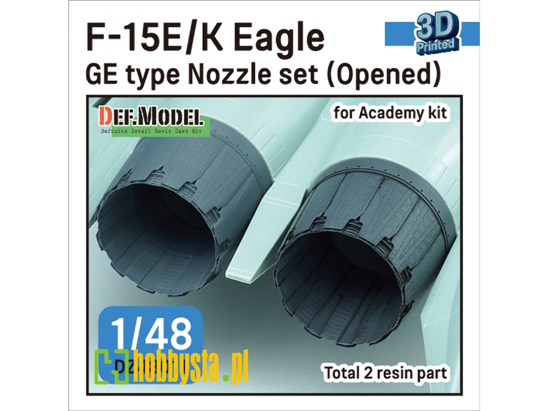 F-15e/K Eagle Ge Type Nozzle Set - Opened (For Academy Kit) - zdjęcie 1 F-15e/K Eagle Ge Type Nozzle Set - Opened (For Academy Kit) - zdjęcie 1