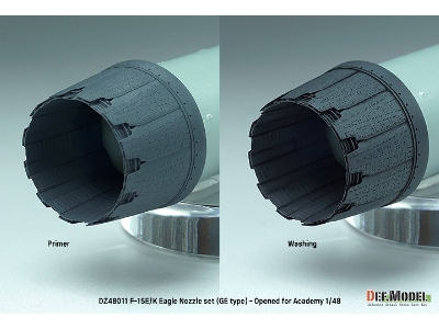 F-15e/K Eagle Ge Type Nozzle Set - Opened (For Academy Kit) - zdjęcie 7
