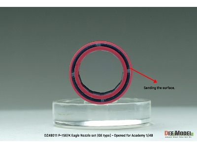 F-15e/K Eagle Ge Type Nozzle Set - Opened (For Academy Kit) - zdjęcie 10