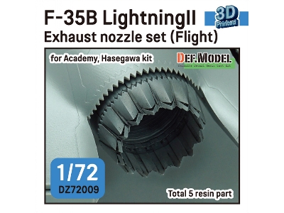 F-35b Lightning Ii Exhaust Nozzle Set - Flight (For Academy, Hasegawa Kit) - zdjęcie 1