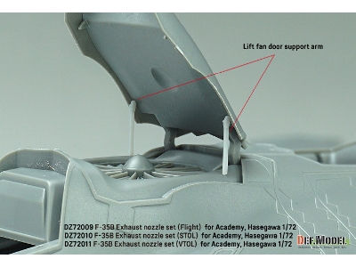 F-35b Lightning Ii Exhaust Nozzle Set - Flight (For Academy, Hasegawa Kit) - zdjęcie 10