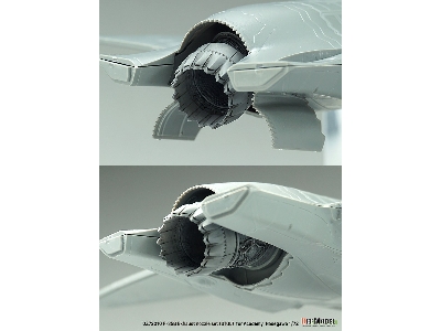 F-35b Lightning Ii Exhaust Nozzle Set - Stol (For Academy, Hasegawa Kit) - zdjęcie 6