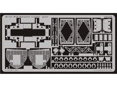  B-26 exterior 1/48 - Monogram - blaszki - zdjęcie 3