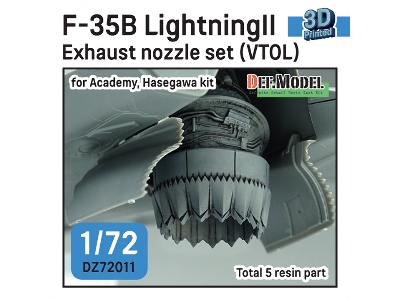 F-35b Lightning Ii Exhaust Nozzle Set - Vtol (For Academy, Hasegawa Kit) - zdjęcie 1