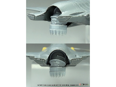 F-35b Lightning Ii Exhaust Nozzle Set - Vtol (For Academy, Hasegawa Kit) - zdjęcie 4