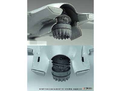 F-35b Lightning Ii Exhaust Nozzle Set - Vtol (For Academy, Hasegawa Kit) - zdjęcie 6