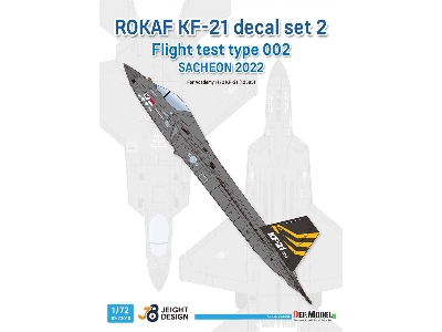Rokaf Kf-21 Decal Set 2, Flight Test Type 002 - Sacheon 2022 (For Academy 12585) - zdjęcie 1