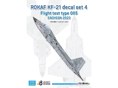 Rokaf Kf-21 Decal Set 4, Flight Test Type 005 - Sacheon 2023 (For Academy 12585) - zdjęcie 1