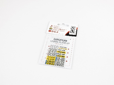 European License Plates Volume 1 - zdjęcie 3