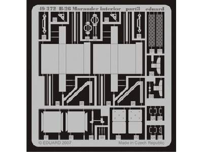  B-26 interior 1/48 - Monogram - blaszki - zdjęcie 5